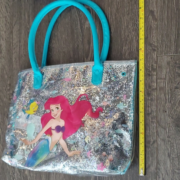 🧜‍♀️ Disney Store ARIEL The Little Mermaid Glitter Swim Bag 💎 - Picture 11 of 14